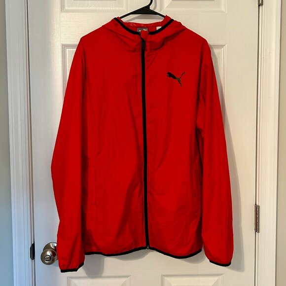 Puma Men's Full‎ Zip Windbreaker Jacket, M - Picture 1 of 11